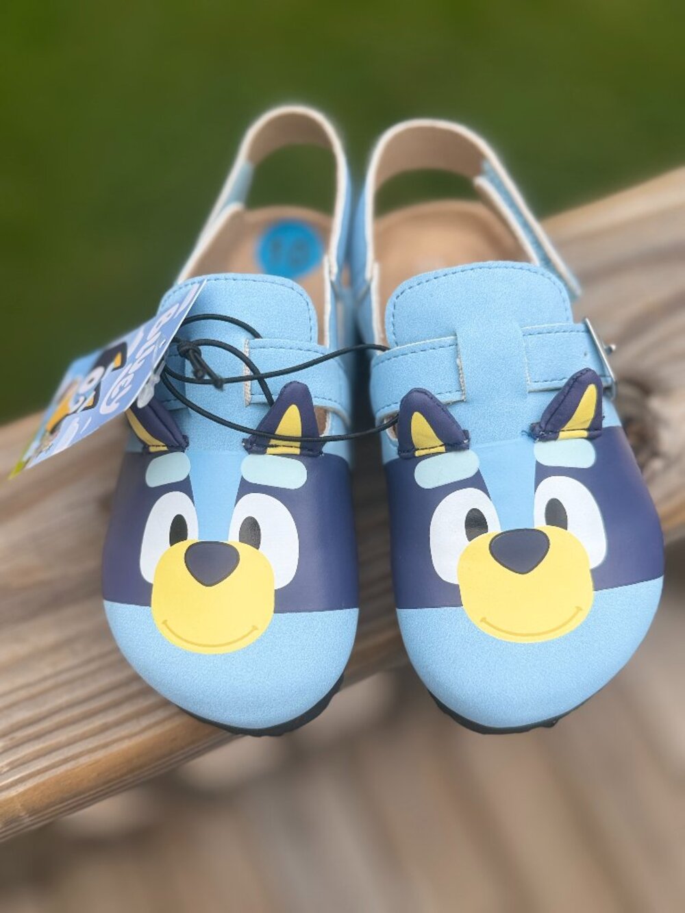 Bluey Toddler Footbed Sandals Cartoon Coquette Playcore NWT Sz 10 3821